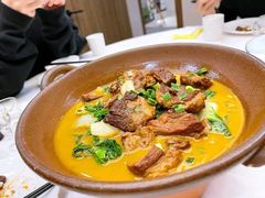 菜梗牛腩-漫渡庄绿岛花园•隐世庭园菜(滨湖店)