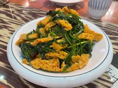 菠菜面筋-新疆伊宁远征餐厅