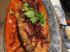 蒜爆鱼-大张烙馍村·美食地标(泉山店)