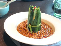 香辣豉汁秋葵-有璟阁港式餐厅(金融街购物中心店)