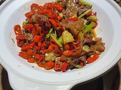 小炒黄牛肉-龙潭喜客·四川客家菜