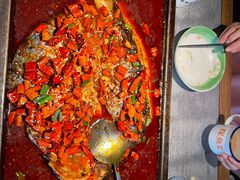 -探鱼·鲜青椒爽麻烤鱼(天河优托邦店)