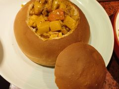 咖喱面包鸡-绿茶餐厅(华联万柳店)