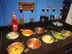 自助调料区-千岛蚝高压锅生蚝·人参火锅(白云万达店)