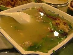 鸭架子做的汤-老浒记烤鸭-北京菜(琉璃厂店)