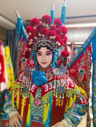 -胭脂猫京剧摄影