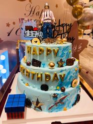 -小鲤鱼生日气球派对会场策划布置