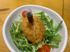 酥炸猪肉裹温泉蛋-胜博殿日式炸猪排(西红门店)