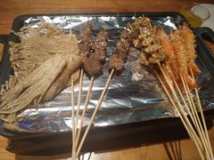 -路边摊小炉子烧烤