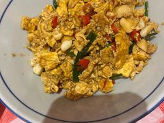香醋炒土鸡蛋-荆九爷爆炒桥头三嫩(夫子庙店)