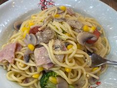 奶油培根意面-蘑菇餐厅(马台街店)