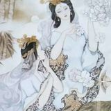 中国女神的韵味，藏在她的工笔画里🎨🎨