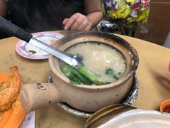 -长城砂煲田鸡粥