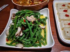芝麻香菇豇豆-蓝田印象