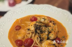 Tom Yum Shrimp Pasta