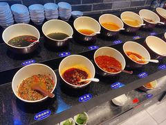 自助调料区-云中鱼蒸汽石锅鱼(浦东食品城店)