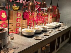 自助取餐区-广州希尔顿逸林酒店-OPEN開·全日制餐厅·海鲜·小火锅·自助餐(东风路店)