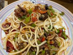 -歹歹的加个面过油肉拌面