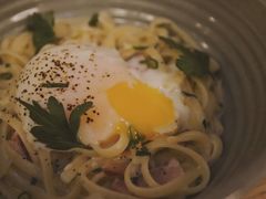 培根蛋酱意大利细面配低温蛋-EN SPACE恩空间