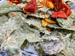 面拖桑树叶-天台徐家小吃