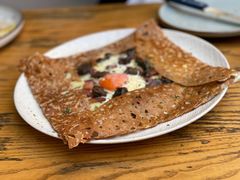 鸡蛋蘑菇熏肉荞麦可丽饼-RAC BAR(安福路店)