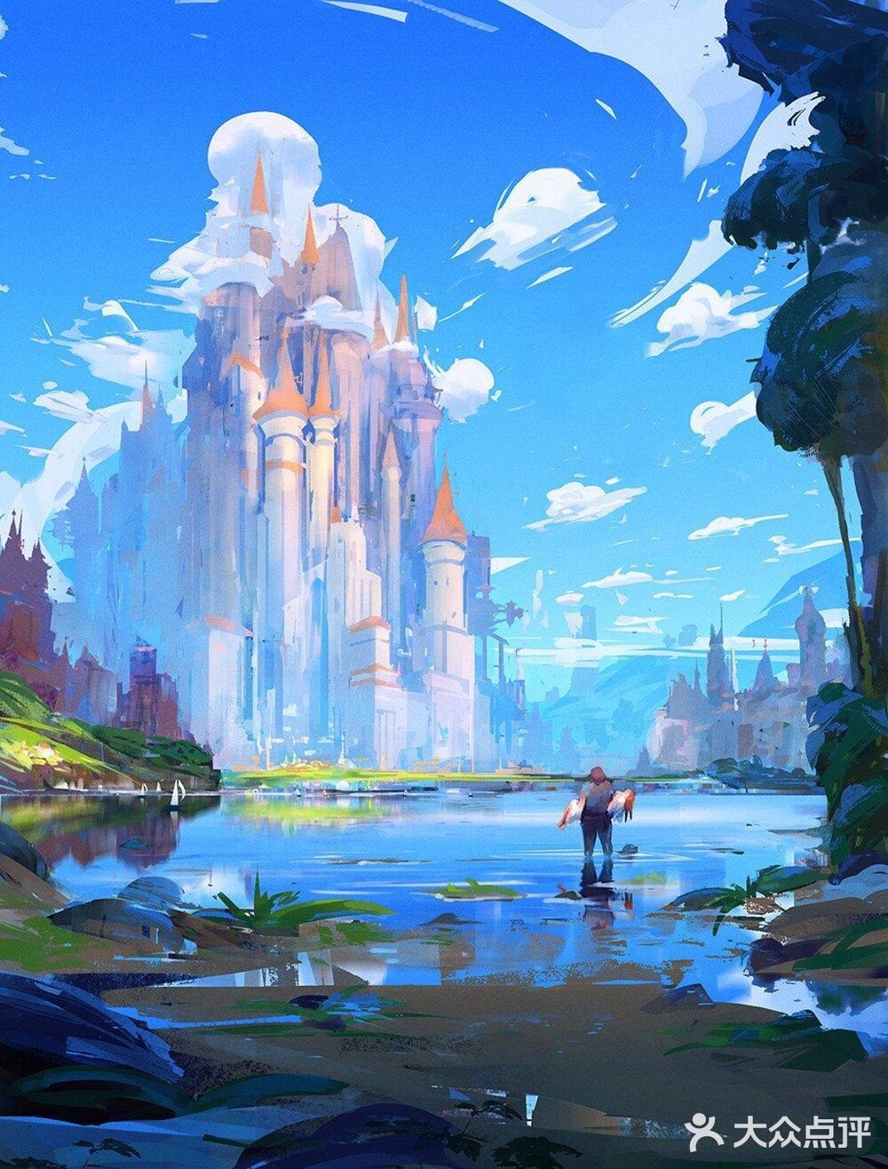 梦幻般的场景,每幅画都犹如一个美好童话世界[加油].