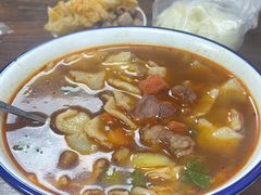 -明记汤揪片子炒面(红山市场特色美食街店)