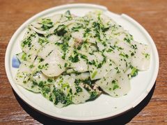 荠菜肉丝炒年糕-慈城年糕主题餐厅