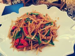 黄金油渣土豆丝-舞辣辣·川菜·黑豆花水煮鱼(卓悦汇店)