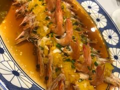 黄椒酱蒸大虾-西湖春天•老字号杭州菜(百汇店)