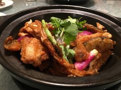 沙煲焗三文魚骨腩-老伙记海鲜码头(北滘店)