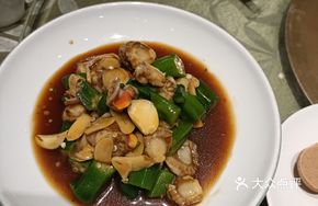 Okra with Shellfish Bits