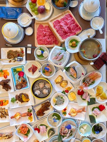 杭州海鲜自助天花板超多生猛海鲜