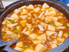 石锅鸡汤豆腐-绿茶餐厅(王府井永宁门店)