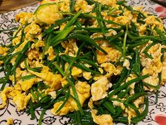 沙葱炒鸡蛋-格日勒阿妈蒙古厨房(大召店)
