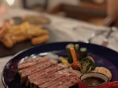 澳洲M7西冷牛排-花·fleur古董西餐厅(西城夜未央店)