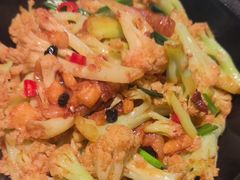 小炒青梗菜花-董家大院·京味家常菜(朝丰家园店)