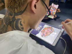 -荔刺青纹身·手穿孔饰品