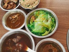 烫青菜-歪头牛肉(金龙壹号店)