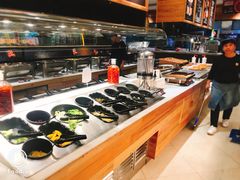 自助取餐区-比格比萨自助(新辰里学清路店)