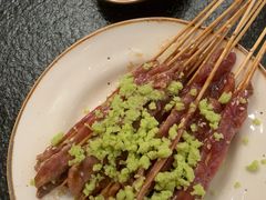 芥末牛肉-何妹湿辣牛肉·粤式烧烤砂煲(桂雅路店)