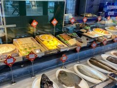 自助取餐区-渔民船说·北塘海鲜·天津菜·海肠捞饭(北塘古镇店)