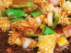 铁板鱿鱼-北大地皖峰饭馆
