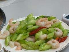 青瓜虾仁-冰城焰会大丰收铁锅炖(萝岗万达金街店)