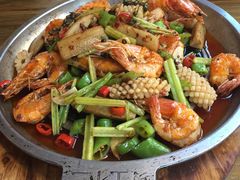 干锅烧鱿鱼虾-川外川(星海店)