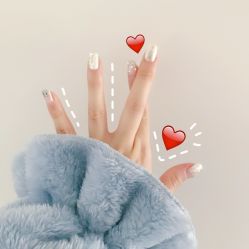 -手牵手美甲