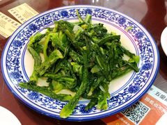 蒜茸油麦菜-范记靖远羊羔肉(博物馆店)