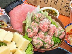 手打贡菜丸子-黔三一夺夺粉酸汤火锅(百信店)