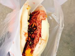 -清真马乐贝腊牛肉蛋黄菜夹馍(马蓉洒金桥店)