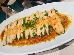 秋葵鲜虾-鸽子侯·家宴·平价海鲜(绿地店)